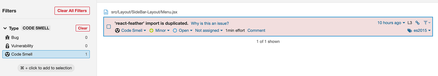SIASISTEN SonarQube CodeSmell